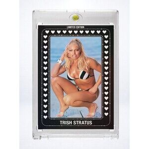 Trish Stratus Limited Edition Bikini Hearts SP Art | Collectible wwe Card